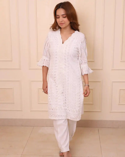 White Rose (Only Kurta)